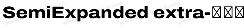 SemiExpanded extra字体转换